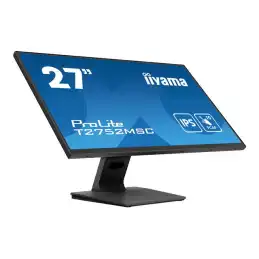 iiyama ProLite - Écran LED - 27" - écran tactile - 1920 x 1080 Full HD (1080p) @ 60 Hz - IPS - 400... (T2752MSC-B1)_4