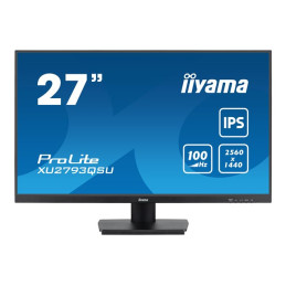 iiyama ProLite - Écran LED - 27" - 2560 x 1440 WQHD @ 100 Hz - IPS - 250 cd - m² - 1300:1 - 1 ms ... (XU2793QSU-B6)_1