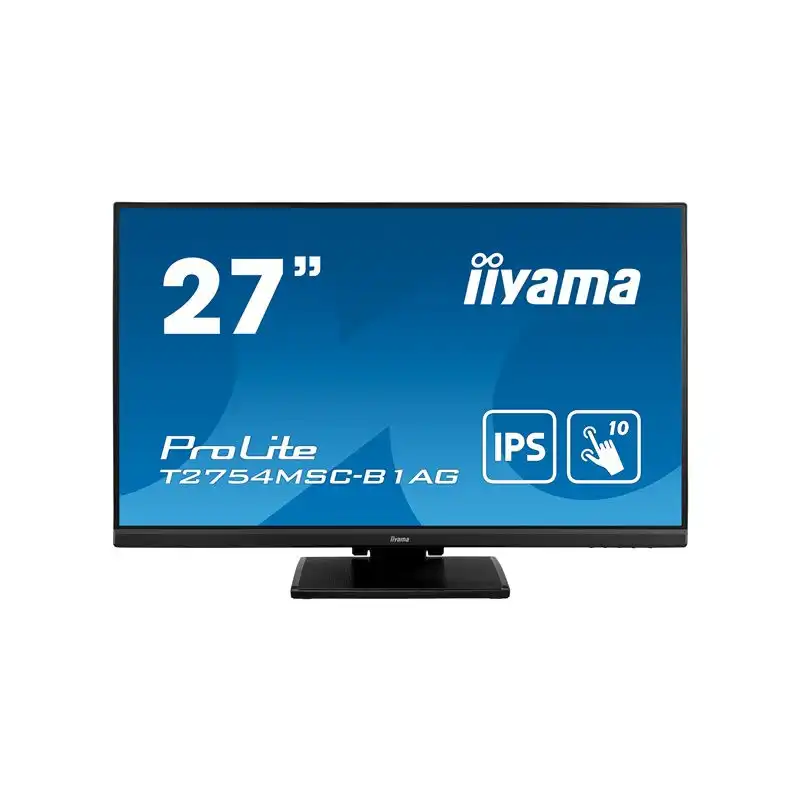 iiyama ProLite - Écran LED - 27" - écran tactile - 1920 x 1080 Full HD (1080p) @ 60 Hz - IPS - 3... (T2754MSC-B1AG)_1