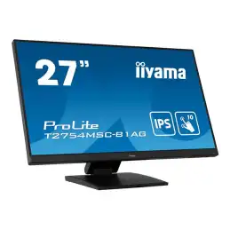 iiyama ProLite - Écran LED - 27" - écran tactile - 1920 x 1080 Full HD (1080p) @ 60 Hz - IPS - 3... (T2754MSC-B1AG)_4