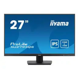 iiyama ProLite - Écran LED - 27" - 2560 x 1440 WQHD @ 100 Hz - IPS - 250 cd - m² - 1300:1 - 1 ms -... (XU2793QS-B6)_1