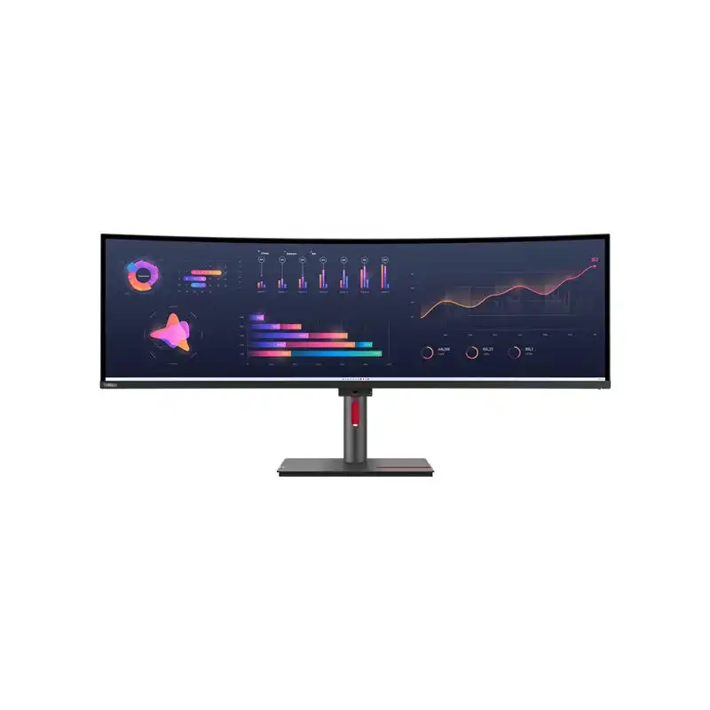 Lenovo ThinkVision P49w-30 - Écran LED - incurvé - 49" - 5120 x 1440 @ 60 Hz - IPS - 350 cd - m² - ... (63DBRAT1EU)_1