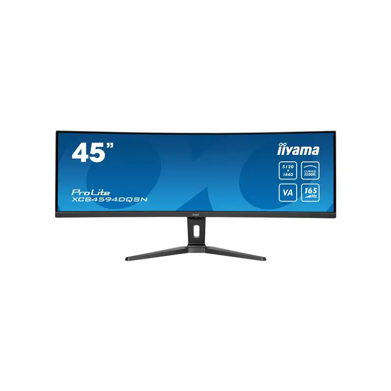 Écran LED - incurvé - 45" (44.5" visualisable) - 5120 x 1440 Dual Quad HD @ 165 Hz - VA - 450 c... (XCB4594DQSN-B1)_1