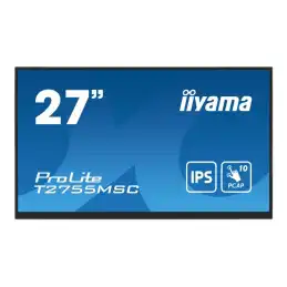 iiyama ProLite - Écran LED - 27" - écran tactile - 1920 x 1080 Full HD (1080p) @ 60 Hz - IPS - 400... (T2755MSC-B1)_1