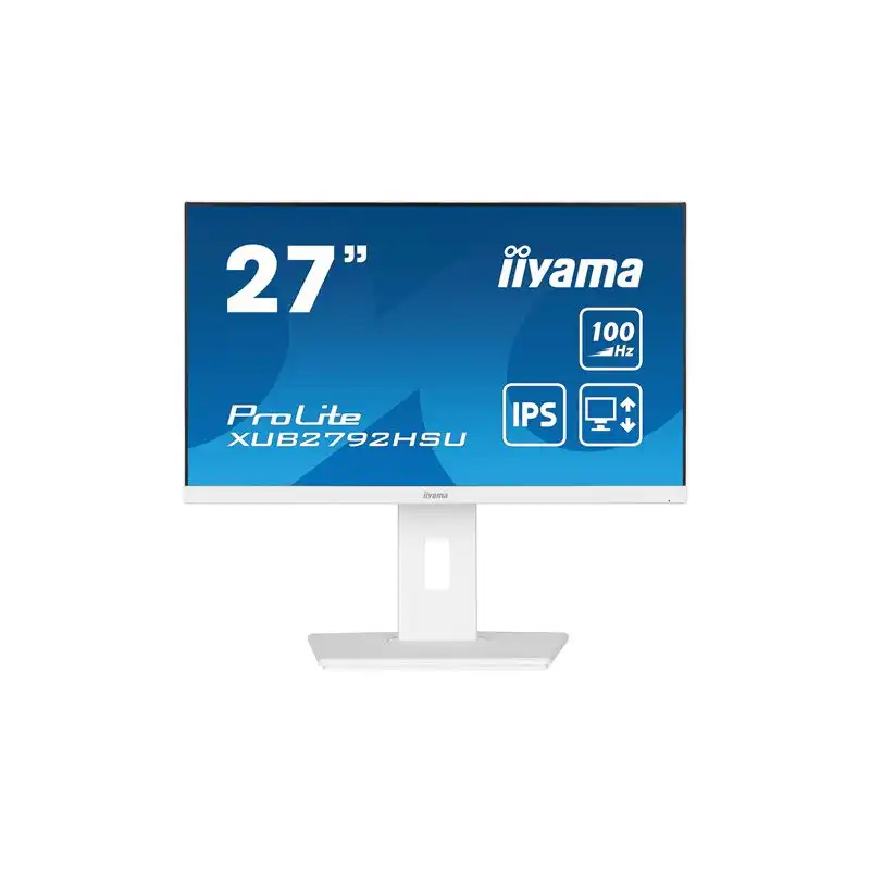 iiyama ProLite - Écran LED - 27" - 1920 x 1080 Full HD (1080p) @ 100 Hz - IPS - 250 cd - m² - 13... (XUB2792HSU-W6)_1