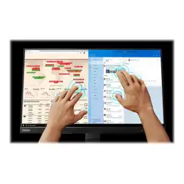 Lenovo ThinkVision T24t-20 - Écran LED - 24" (23.8" visualisable) - écran tactile - 1920 x 1080 Ful... (62C5GAT1EU)_1