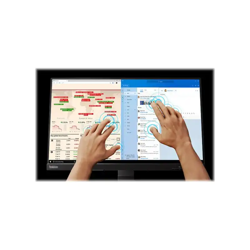 Lenovo ThinkVision T24t-20 - Écran LED - 24" (23.8" visualisable) - écran tactile - 1920 x 1080 Ful... (62C5GAT1EU)_1
