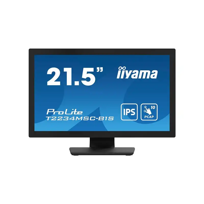 iiyama ProLite - Écran LED - 22" (21.5" visualisable) - écran tactile - 1920 x 1080 Full HD (1080... (T2234MSC-B1S)_1