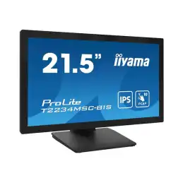 iiyama ProLite - Écran LED - 22" (21.5" visualisable) - écran tactile - 1920 x 1080 Full HD (1080... (T2234MSC-B1S)_2