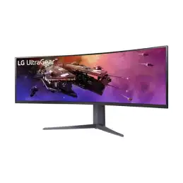 LG UltraGear - Écran LED - jeux - incurvé - 45" (44.5" visualisable) - 5120 x 1440 Dual Quad HD @ 2... (45GR75DC-B)_1