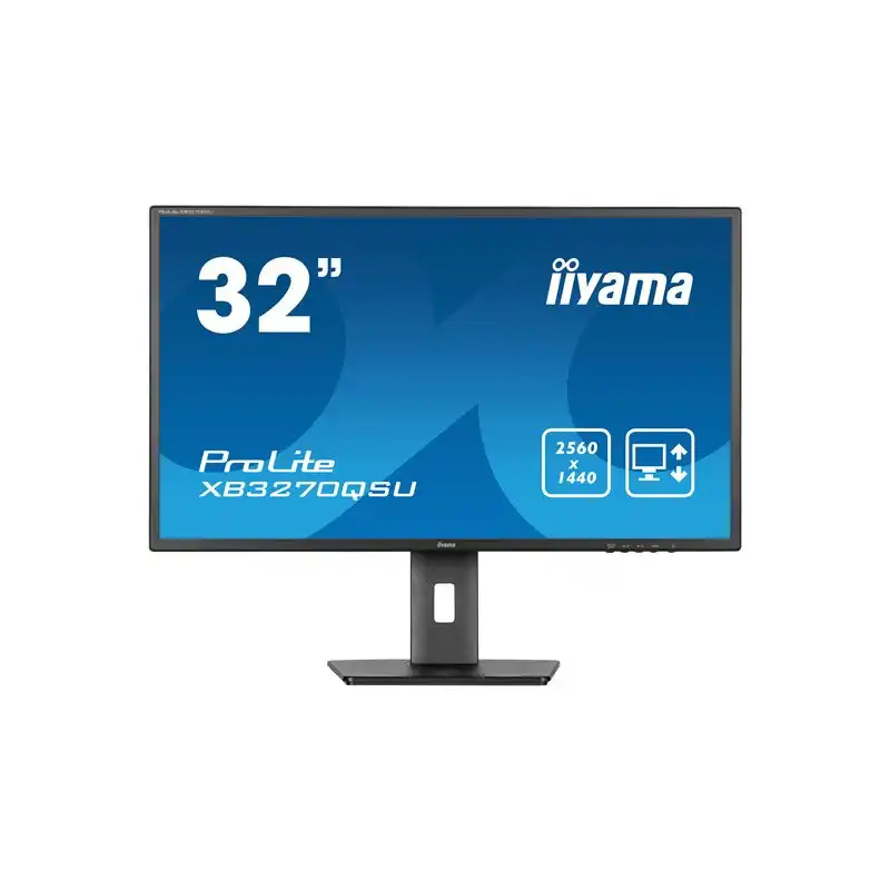 iiyama ProLite - Écran LED - 32" (31.5" visualisable) - 2560 x 1440 WQHD @ 100 Hz - IPS - 250 cd ... (XB3270QSU-B1)_1