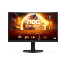 AOC Gaming - Écran LED - jeux - incurvé - 27" - 1920 x 1080 Full HD (1080p) @ 280 Hz - Fast VA - 300 ... (C27G4ZXU)_6