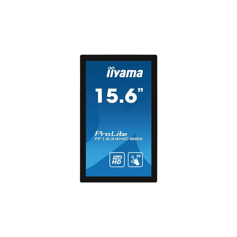 iiyama ProLite - Écran LED - 15.6" - cadre ouvert - écran tactile - 1920 x 1080 Full HD (1080p) @... (TF1634MC-B8X)_1