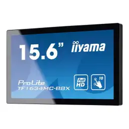 iiyama ProLite - Écran LED - 15.6" - cadre ouvert - écran tactile - 1920 x 1080 Full HD (1080p) @... (TF1634MC-B8X)_2