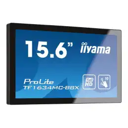 iiyama ProLite - Écran LED - 15.6" - cadre ouvert - écran tactile - 1920 x 1080 Full HD (1080p) @... (TF1634MC-B8X)_4