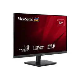 ViewSonic - Écran LED - 32" (31.5" visualisable) - 2560 x 1440 QHD @ 75 Hz - IPS - 250 cd - m² -... (VA3209-2K-MHD)_3