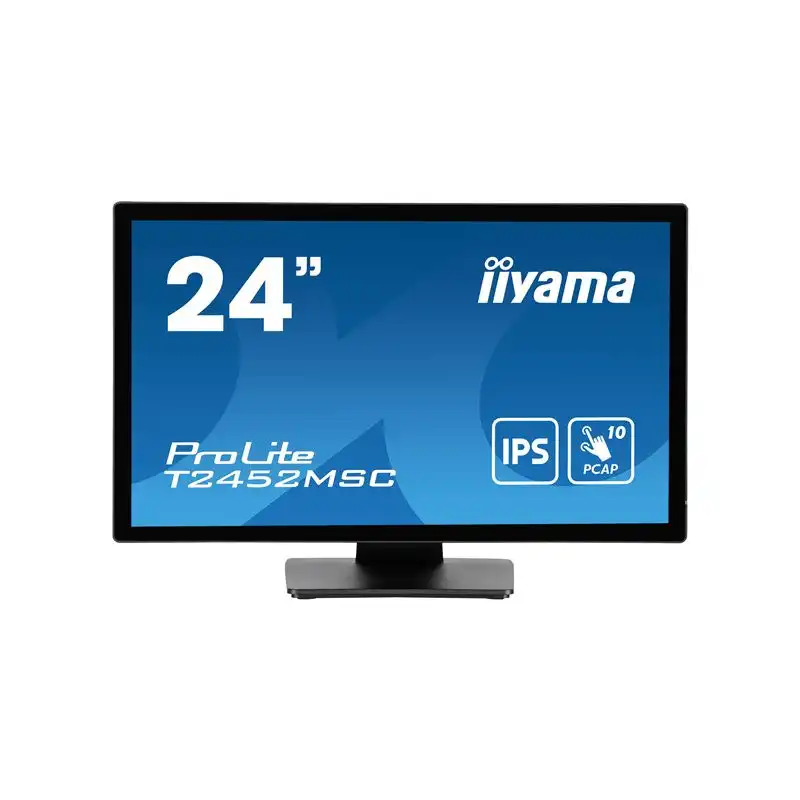 iiyama ProLite - Écran LED - 24" (23.8" visualisable) - écran tactile - 1920 x 1080 Full HD (1080p... (T2452MSC-B1)_1