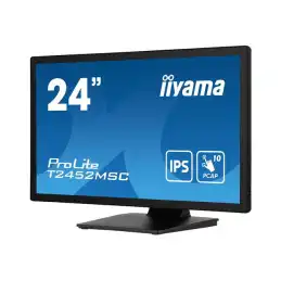 iiyama ProLite - Écran LED - 24" (23.8" visualisable) - écran tactile - 1920 x 1080 Full HD (1080p... (T2452MSC-B1)_2