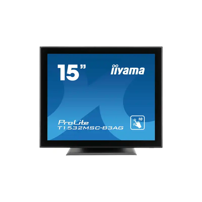 iiyama ProLite - Écran LED - 15" - écran tactile - 1024 x 768 - TN - 370 cd - m² - 700:1 - 8 ms ... (T1532MSC-B3AG)_1