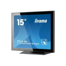 iiyama ProLite - Écran LED - 15" - écran tactile - 1024 x 768 - TN - 370 cd - m² - 700:1 - 8 ms ... (T1532MSC-B3AG)_2