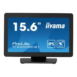 iiyama ProLite - Écran LED - 15.6" - écran tactile - 1920 x 1080 Full HD (1080p) @ 60 Hz - IPS - 4... (T1633MSC-B1)_1