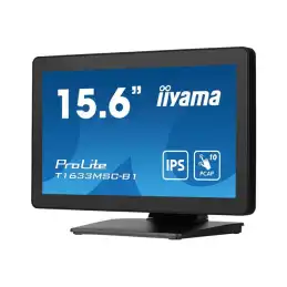 iiyama ProLite - Écran LED - 15.6" - écran tactile - 1920 x 1080 Full HD (1080p) @ 60 Hz - IPS - 4... (T1633MSC-B1)_2