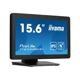 iiyama ProLite - Écran LED - 15.6" - écran tactile - 1920 x 1080 Full HD (1080p) @ 60 Hz - IPS - 4... (T1633MSC-B1)_3