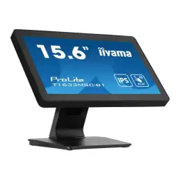 iiyama ProLite - Écran LED - 15.6" - écran tactile - 1920 x 1080 Full HD (1080p) @ 60 Hz - IPS - 4... (T1633MSC-B1)_4