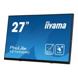 iiyama ProLite - Écran LED - 27" - écran tactile - 2560 x 1440 WQHD @ 75 Hz - IPS - 400 cd - m² - ... (T2755QSC-B1)_3