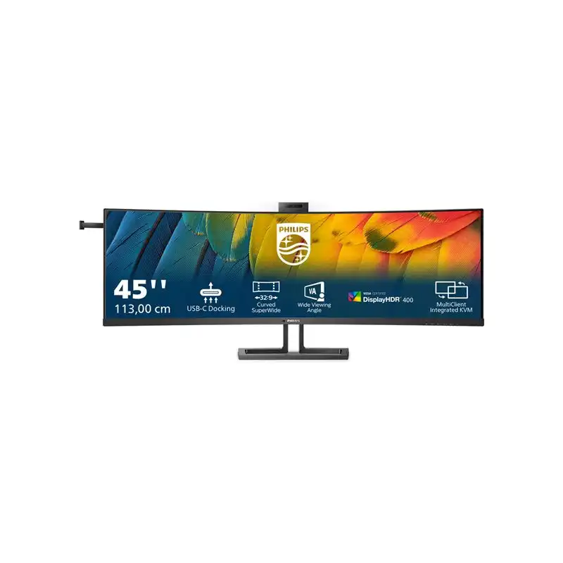 Philips 45B1U6900CH - 6000 Series - écran LED - incurvé - 45" (44.5" visualisable) - 5120 x 144... (45B1U6900CH/00)_1