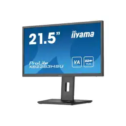 iiyama ProLite - Écran LED - 21.5" - 1920 x 1080 Full HD (1080p) @ 75 Hz - VA - 250 cd - m² - 300... (XB2283HSU-B1)_3