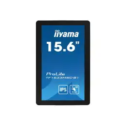 iiyama ProLite - Écran LED - 15.6" - cadre ouvert - écran tactile - 1920 x 1080 Full HD (1080p) @... (TF1633MSC-B1)_1