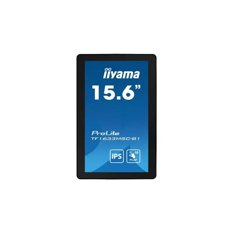 iiyama ProLite - Écran LED - 15.6" - cadre ouvert - écran tactile - 1920 x 1080 Full HD (1080p) @... (TF1633MSC-B1)_1