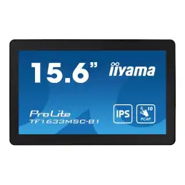 iiyama ProLite - Écran LED - 15.6" - cadre ouvert - écran tactile - 1920 x 1080 Full HD (1080p) @... (TF1633MSC-B1)_2