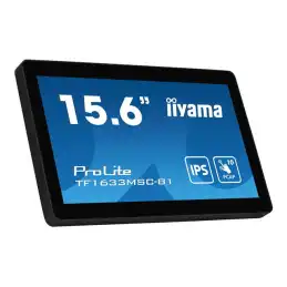 iiyama ProLite - Écran LED - 15.6" - cadre ouvert - écran tactile - 1920 x 1080 Full HD (1080p) @... (TF1633MSC-B1)_5