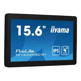 iiyama ProLite - Écran LED - 15.6" - cadre ouvert - écran tactile - 1920 x 1080 Full HD (1080p) @... (TF1633MSC-B1)_6