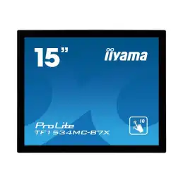 iiyama ProLite - Écran LED - 15" - cadre ouvert - écran tactile - 1024 x 768 - TN - 370 cd - m² -... (TF1534MC-B7X)_1