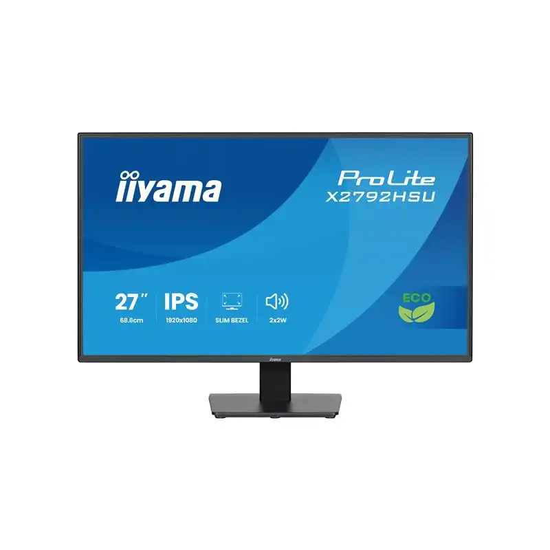 B1 - Écran LED - 27" - 1920 x 1080 Full HD (1080p) @ 120 Hz - IPS - 300 cd - m² - 1500:1 - 3 ms - ... (X2792HSU-B1)_1