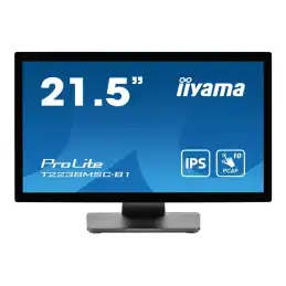 iiyama ProLite - Écran LED - 21.5" - écran tactile - 1920 x 1080 Full HD (1080p) - IPS - 600 cd - ... (T2238MSC-B1)_1