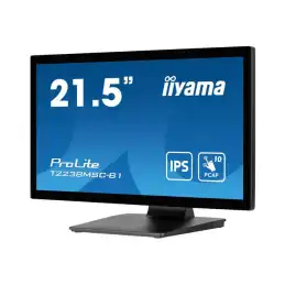 iiyama ProLite - Écran LED - 21.5" - écran tactile - 1920 x 1080 Full HD (1080p) - IPS - 600 cd - ... (T2238MSC-B1)_2