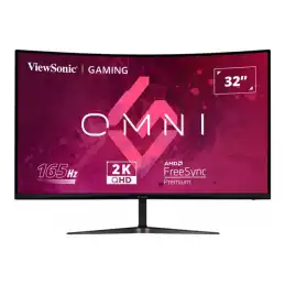 ViewSonic - Écran LED - jeux - incurvé - 32" (31.5" visualisable) - 2560 x 1440 QHD @ 180 Hz - VA -... (VX3218C-2K)_1