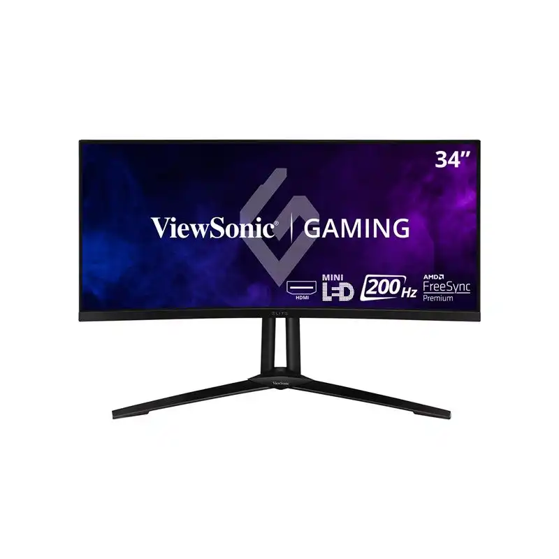 ViewSonic - Écran LED - jeux - incurvé - 34" - 3440 x 1440 UWQHD @ 200 Hz - MVA - 1400 cd - m² - 300... (XG341C-2K)_1