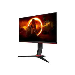 AOC Gaming - Écran LED - jeux - 24" (23.8" visualisable) - 2560 x 1440 QHD @ 165 Hz - IPS - 1000:1 -... (Q24G2A/BK)_2