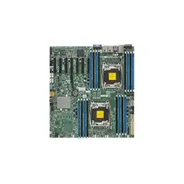 iT - Carte-mère - ATX étendu - Socket LGA2011-v3 - 2 CPU pris en charge - C612 Chipset - USB 3... (MBD-X10DRH-IT-B)_1