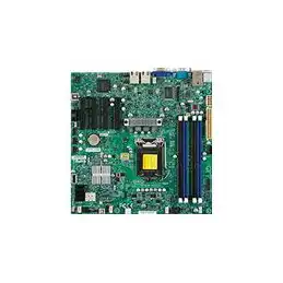 F - Carte-mère - micro ATX - Socket LGA1155 - C204 Chipset - 2 x Gigabit LAN - carte graphique e... (MBD-X9SCM-F-O)_1