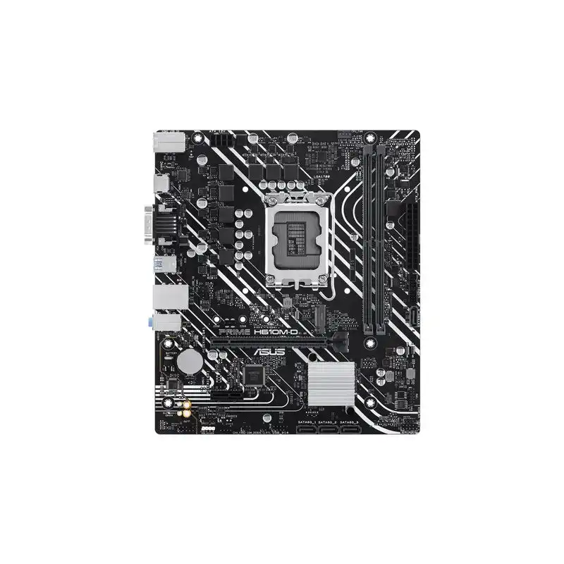 D - Carte-mère - micro ATX - Socket LGA1700 - H610 Chipset - USB 3.2 Gen 1 - Gigabit LAN - car... (90MB1G80-M0EAY0)_1