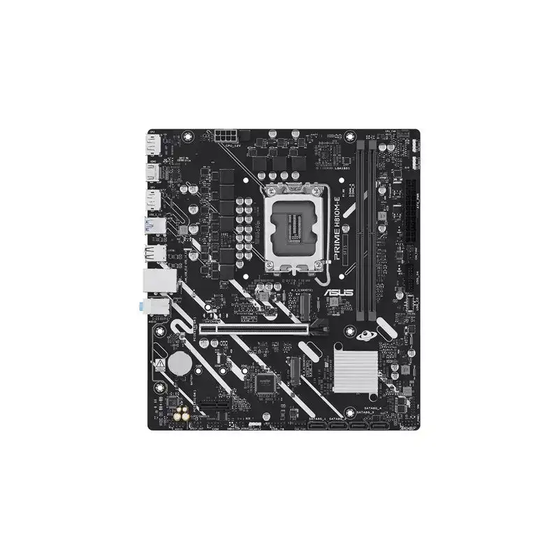 E-CSM - Carte-mère - micro ATX - Socket LGA1851 - H810 Chipset - USB-C 3.2 Gen 1, USB 3.2 Gen ... (90MB1N20-M0EAYC)_1