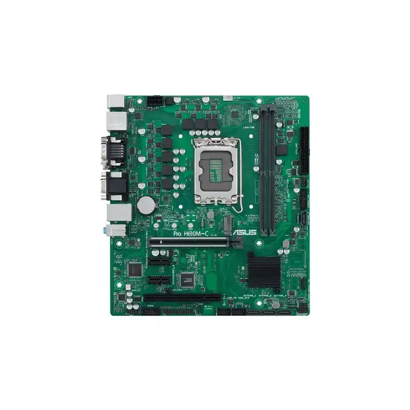 C-CSM - Carte-mère - micro ATX - Socket LGA1700 - H610 Chipset - USB 3.2 Gen 1, USB 3.2 Gen 2 ... (90MB1AT0-M0EAYC)_1