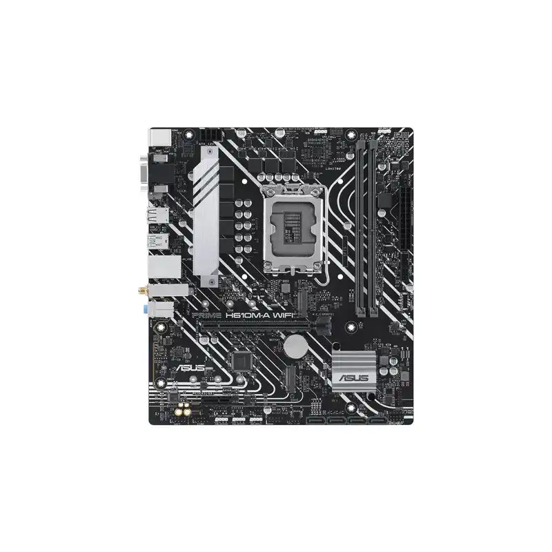 A WIFI - Carte-mère - micro ATX - Socket LGA1700 - H610 Chipset - USB 3.2 Gen 2, USB 3.2 Gen 1... (90MB1G00-M0EAY0)_1