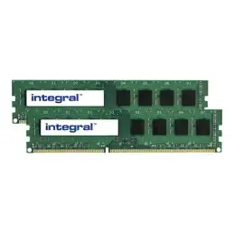 DDR3 - kit - 16 Go: 2 x 8 Go - DIMM 240 broches - 1600 MHz - PC3-12800 - CL11 - 1.35 V - mémoire... (IN3T8GNAJKXW2)_1